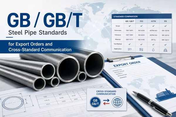 معايير GB,GB,T,أنابيب الصلب الصينية,طلبات التصدير,ASTM,API,EN