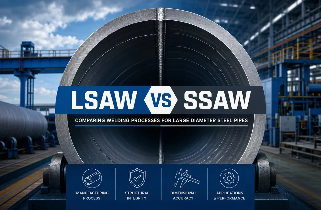 LSAW Steel Pipe vs SSAW Steel Pipe