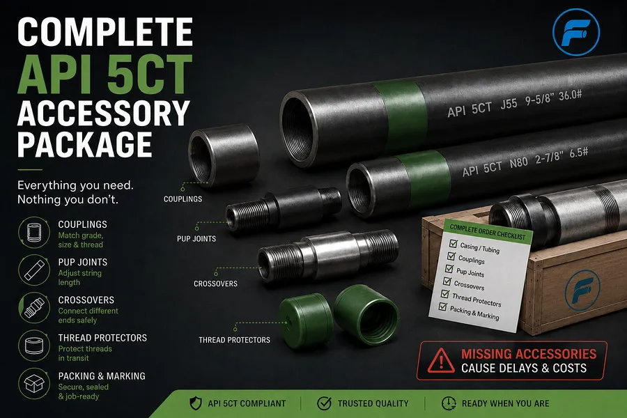 API 5CT Couplings, Pup Joints and Crossovers: What to Include With Casing and Tubing Orders