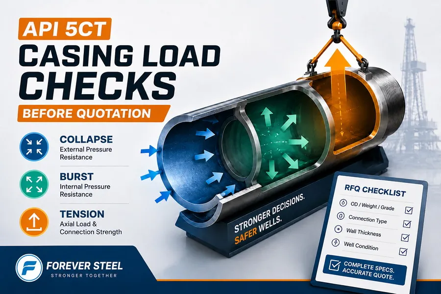 API 5CT Casing Collapse, Burst and Tension: What Buyers Should Confirm Before Quotation