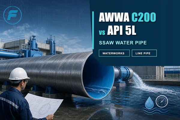 AWWA C200 vs API 5L SSAW Pipe: Which Specification Fits Water Projects?