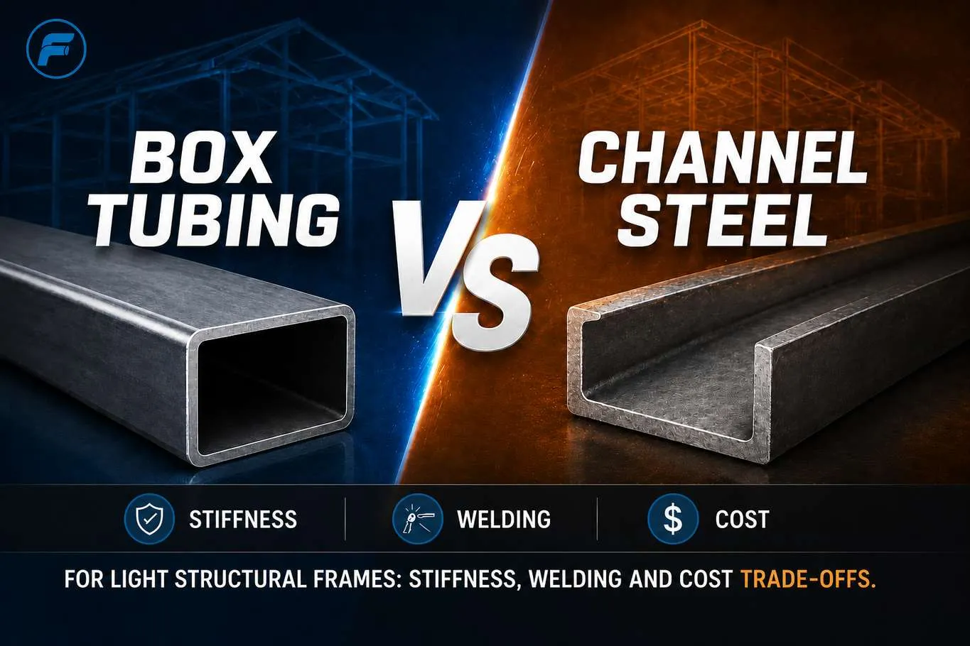 Box Tubing vs Channel Steel for Light Structural Frames: Stiffness, Welding and Cost Trade-Offs