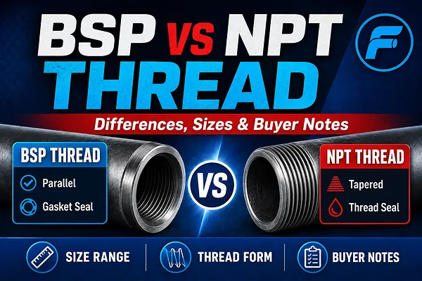 BSP vs NPT Thread: Difference, Sizes and Buyer Notes for Steel Pipe Orders