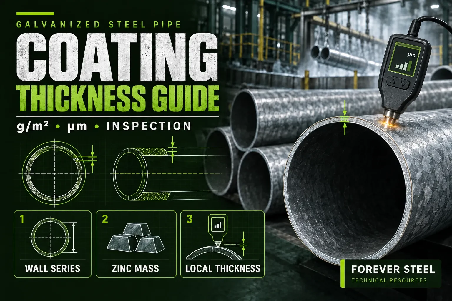 Galvanized Pipe Coating Thickness Guide