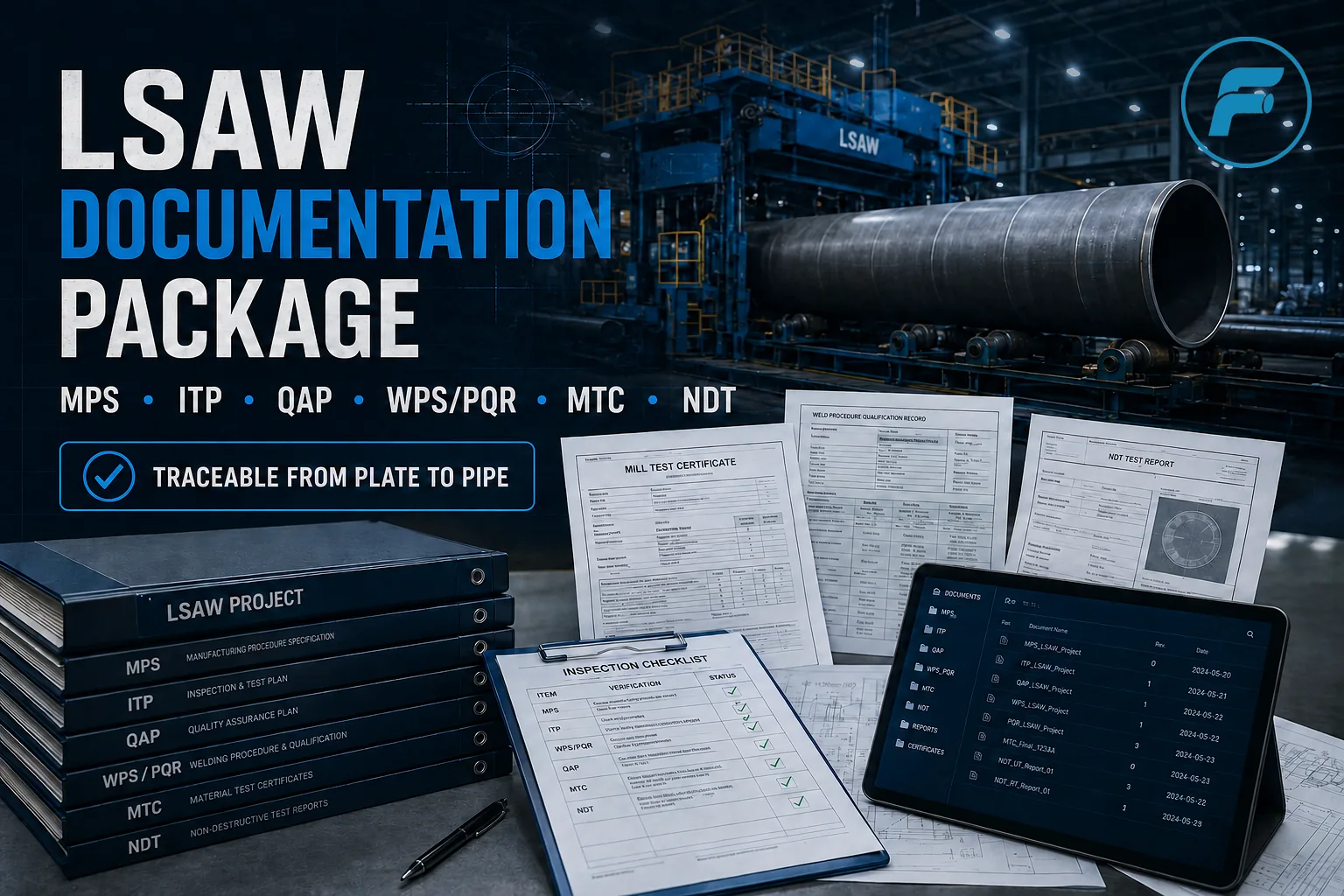LSAW Pipe Documentation Package: What We Check Before Release