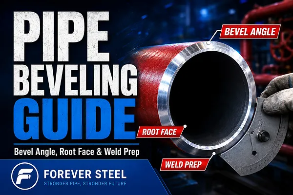 Pipe Beveling Guide: Bevel Angle, Root Face and Weld Preparation for Steel Pipe