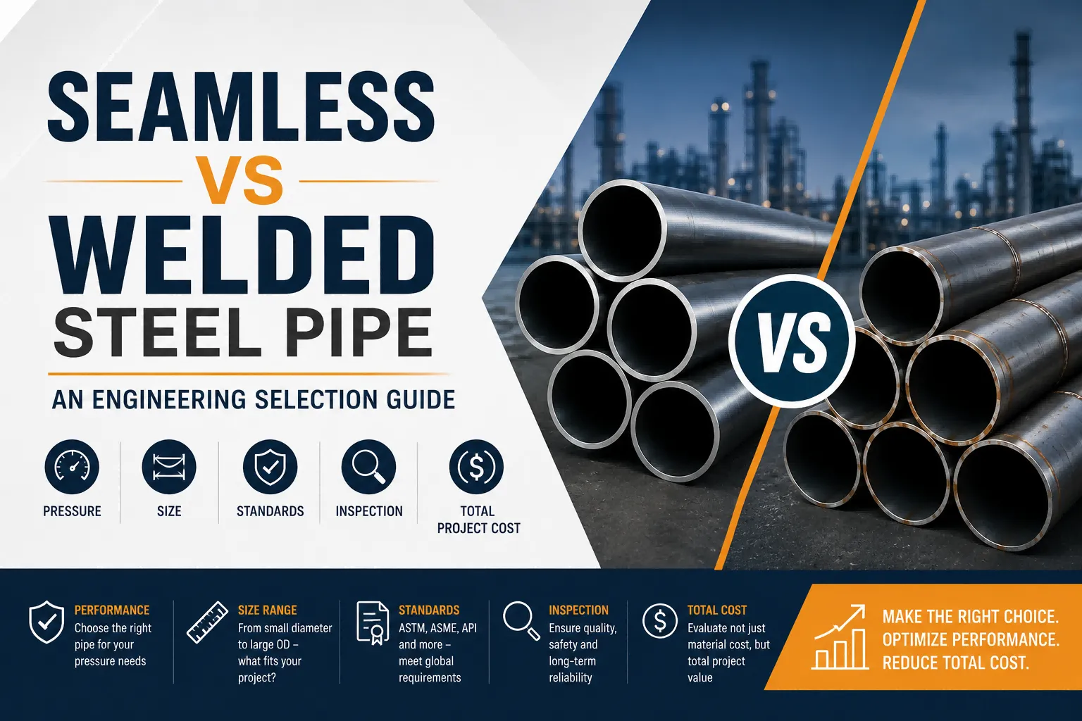 Seamless vs Welded Steel Pipe