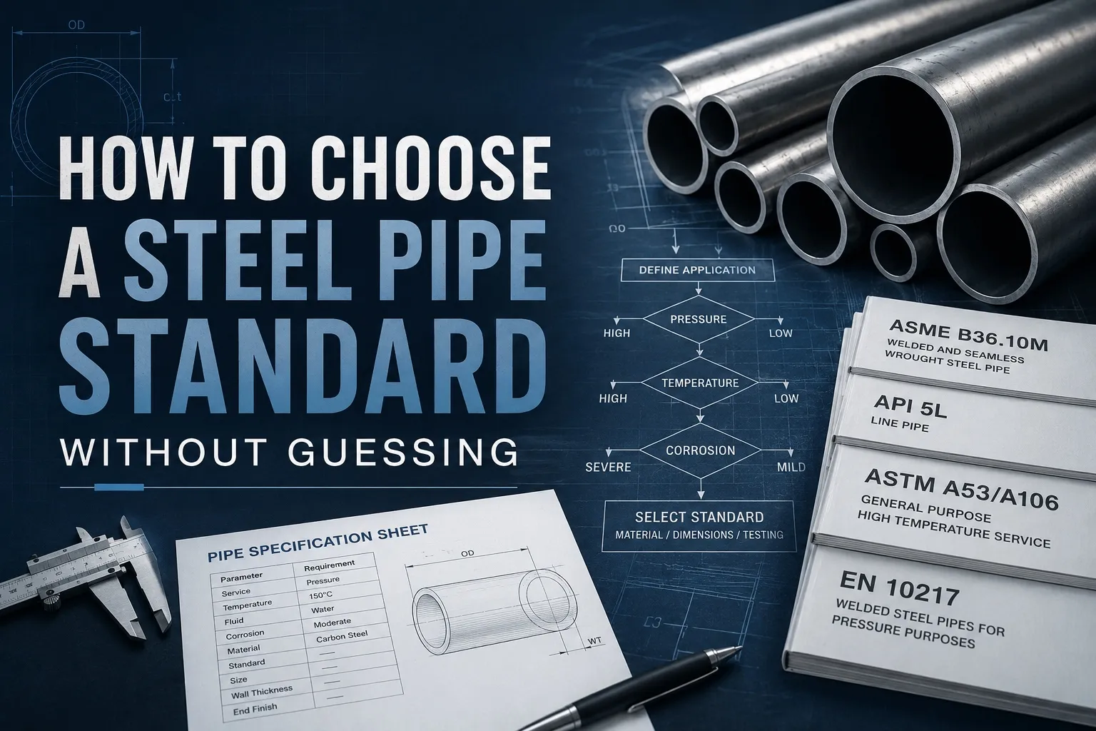 How to Choose Steel Pipe Standards and Grades for Different Projects