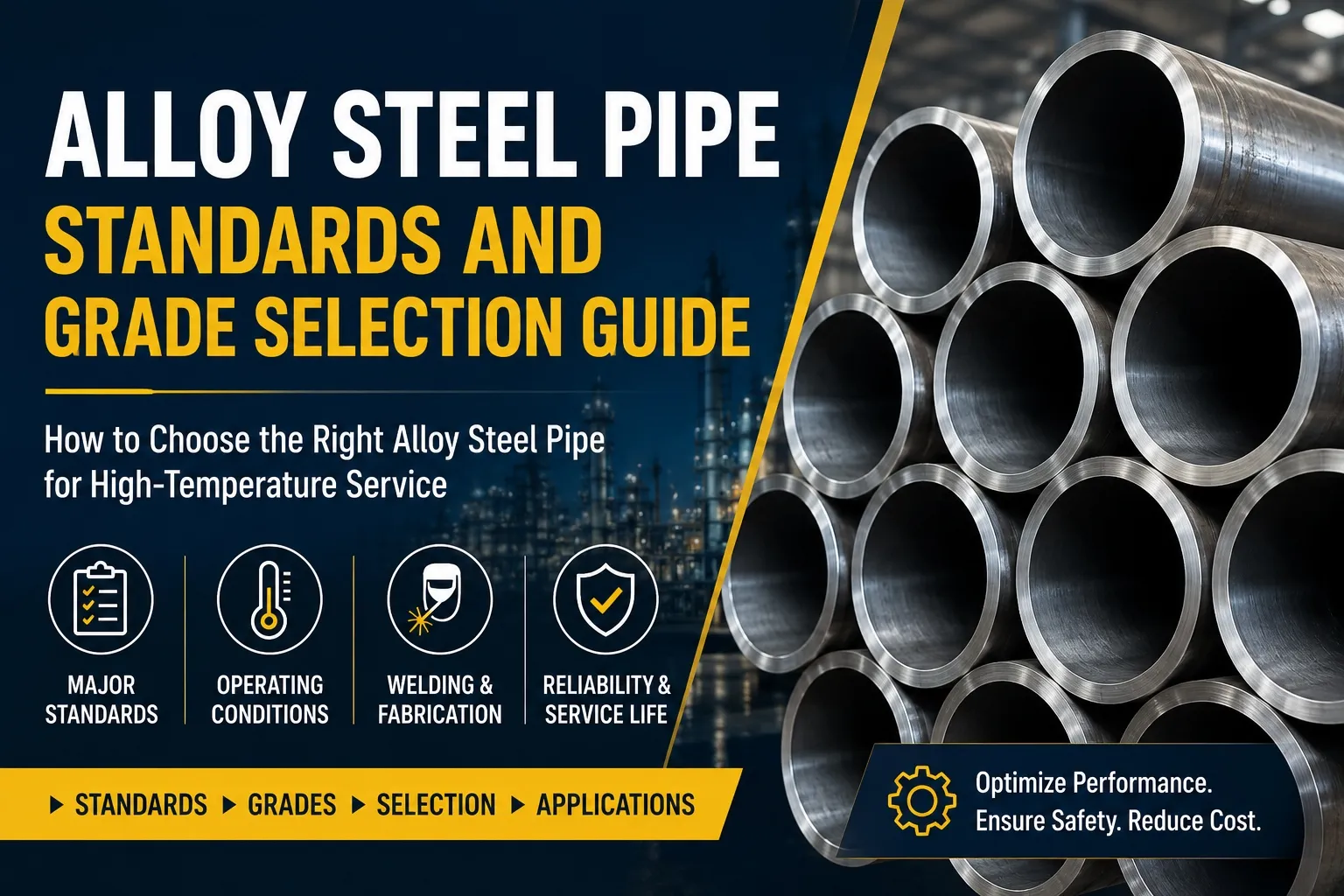 Alloy Steel Pipe Standards and Grade Selection Guide
