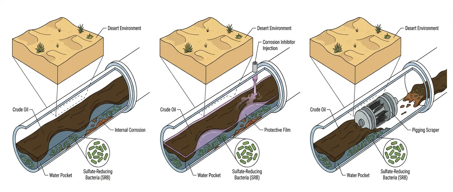External Coatings,Cathodic Protection,Corrosion Inhibitors,Environmental Management,Monitoring and Maintenance