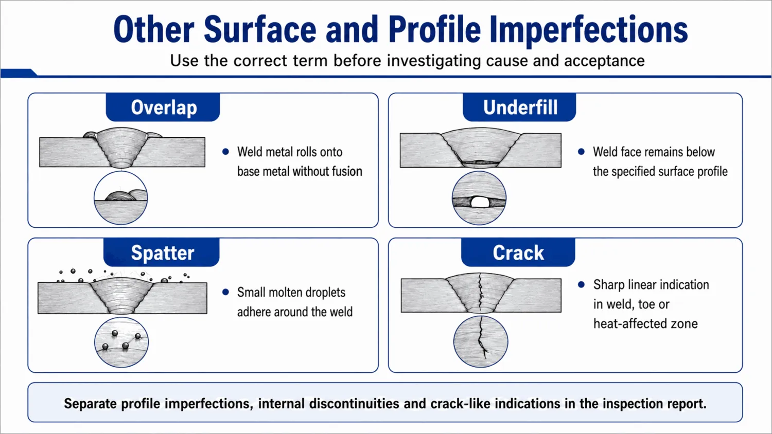 welding defects,weld defects,welded pipe defects,weld seam defects,welding porosity