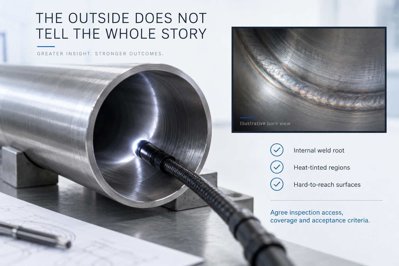 stainless steel pipe pickling and passivation,weld heat tint removal,free iron test,ASTM A380 vs A967